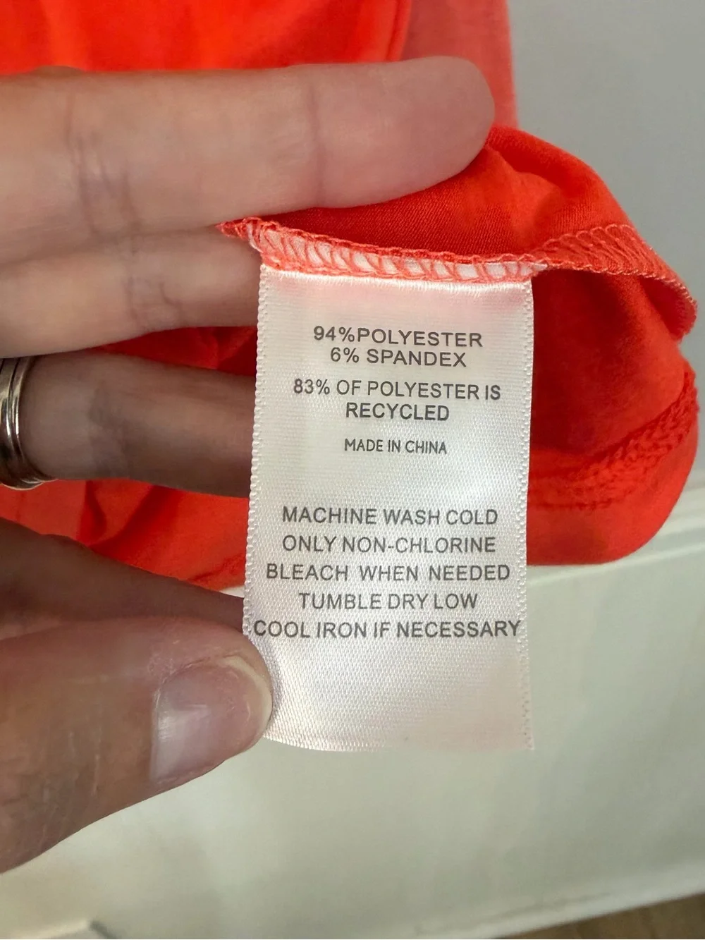 01. Algo Boys Red/Orange Performance Moisture Wicking Shirt Sz XL NWOT